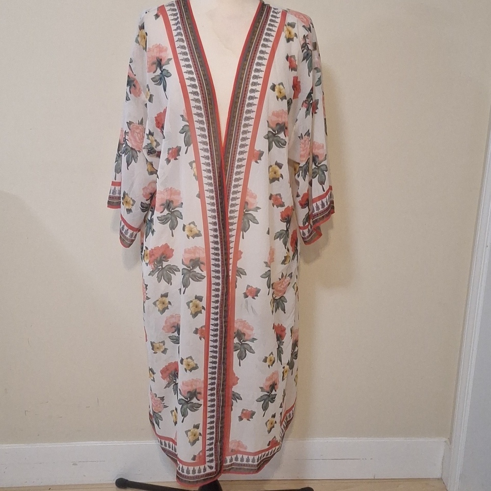 H & M x Coachella floral kimono Size M - Picture 3 of 10